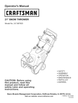 Craftsman 247887820 Owner's manual