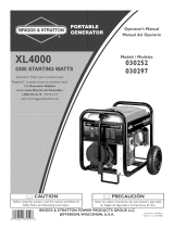 Briggs & Stratton XL4000 User manual
