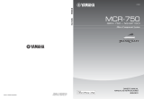 Yamaha MCR-750 Owner's manual