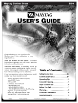 Maytag SDG405DAWW User guide