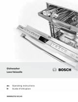 Bosch SHP65T52UC Operating instructions