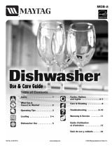 Maytag MDB7851AWW - 24 Inch Full Console Dishwasher User guide