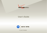 Motorola W755 Verizon Wireless User manual