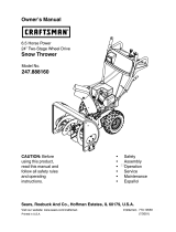 Craftsman 247.888160 Owner's manual