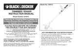 Black & Decker GH610 TYPE 1 Owner's manual