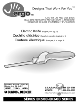 Black & Decker EK500 User manual