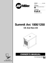 Miller Electric Summit Arc 1000/1250 Owner's manual
