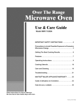 Amana MMV1153BAS - Microwave Oven in User manual