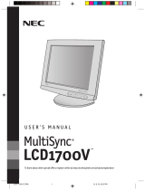 Mitsubishi LCD1700V User manual