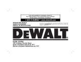 DeWalt DCS392 User manual