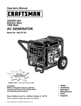 Craftsman 580.327182 Operators Owner's manual
