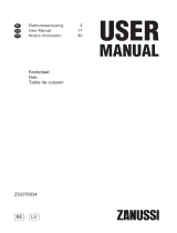 Zanussi ZGO76534 User manual