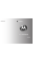 Motorola HS805 User manual