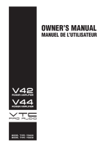 VTC Pro Audio V42 Owner's manual