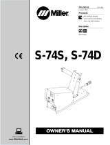 Miller S-74D CE Owner's manual