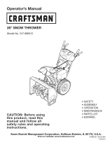 Craftsman 247.886912 User manual