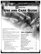 Maytag MD-31 Operating instructions