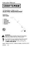Craftsman WEEDWACKER 358.745300 Owner's manual