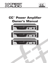 Crest Audio CC 1800 User manual