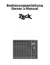 Zeck Audio Pd8 12 12 16 De Owner's manual