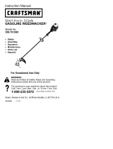 Craftsman WEEDWACKER 358.791510 User manual