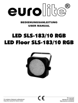EuroLite LED Floor SLS-183/10 RGB User manual