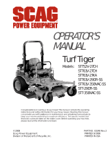 Scag Power Equipment Turf Tiger STT-29DFI-SS User manual