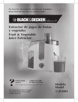 Black & Decker JE2001 User manual