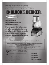 Black and Decker Appliances FP2500ikt User guide