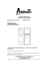 Avanti FF760W User manual