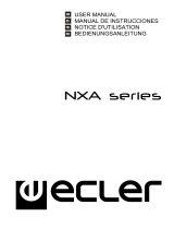 Ecler NXA series User manual
