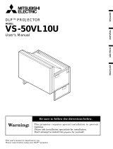 Mitsubishi Electric VS-50VL10U User manual