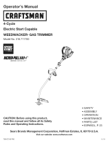 Craftsman WEEDWACKER INCREDI.PULL 316.711700 User manual