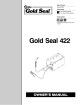 Miller Gold Seal 422 Owner's manual