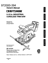 Craftsman 315.271810 Owner's manual