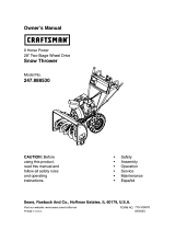 Craftsman 247.888530 Owner's  g Owner's manual