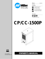 Miller CP/CC-1500P Owner's manual