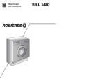 ROSIERES RILL 1480 IS User manual