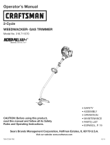 Craftsman WEEDWACKER INCREDI.PULL 316.711370 User manual
