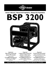 Briggs & Stratton BSP3200 Owner's manual