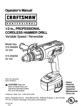 Craftsman 315269290 Owner's manual