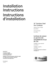 GE ZGU385N Installation guide