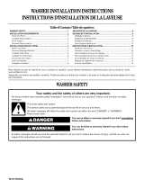 Whirlpool WTW5300SQ2 Installation guide