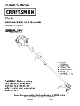 Craftsman WEEDWACKER Incredi-Pull 316.791870 User manual