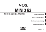 Vox MINI 3 G2 Owner's manual