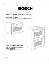 Bosch HBN442AUC Installation guide