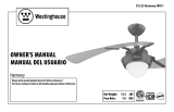Westinghouse Harmony 48-Inch Two-Blade Indoor 7214100 User manual