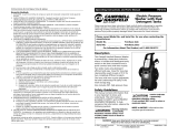 Campbell Hausfeld IN468300AV Operating instructions