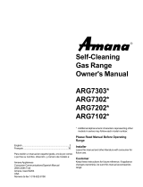 Whirlpool ARG7303CC Owner's manual