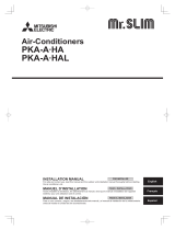 Mitsubishi Electric PKA-A.HAL Installation guide